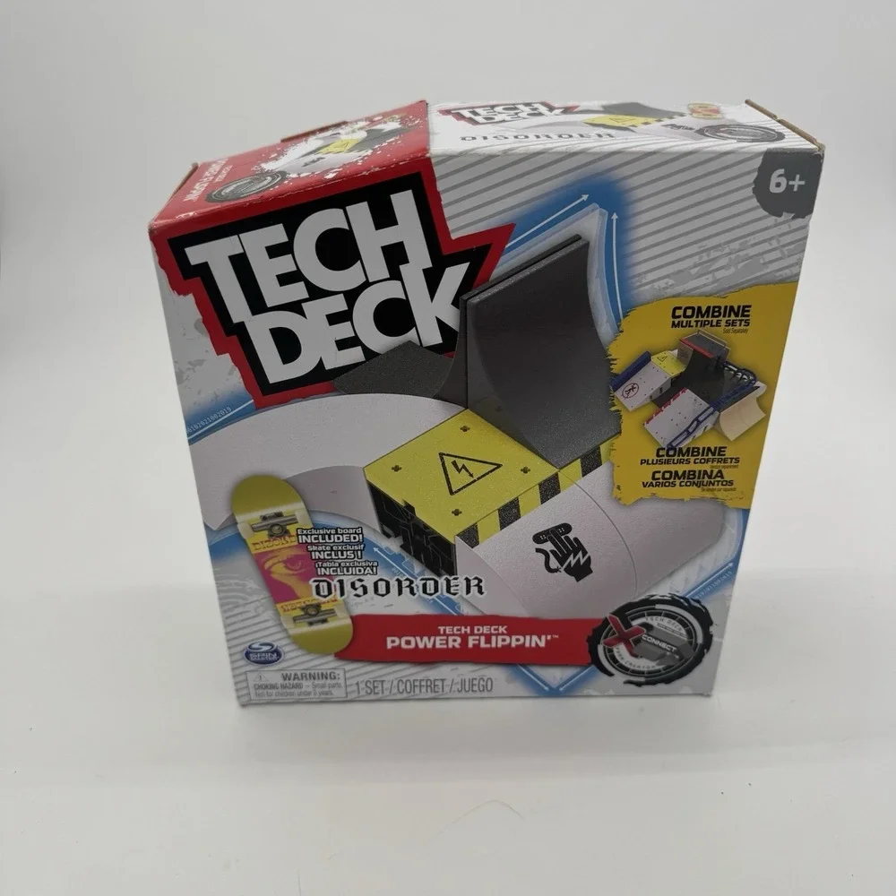 Tech Deck Lot 2‎ Power Flippin Disorder Pyramid Point Baker Skate Park Set